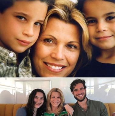 Gigi Santo Pietro with her mother Vanna White and brother Nikko Santo Pietro.